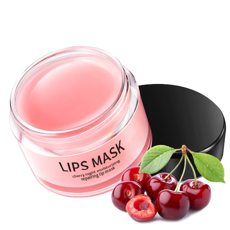 Peach Sleeping Lip Mask Hydrating Moisturizing Nourishing Lip Balm Anti-dry Fade Lip Lines Removing Dead Skin Lip Mask Skin Care