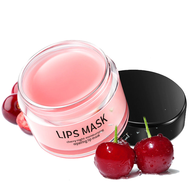Peach Sleeping Lip Mask Hydrating Moisturizing Nourishing Lip Balm Anti-dry Fade Lip Lines Removing Dead Skin Lip Mask Skin Care